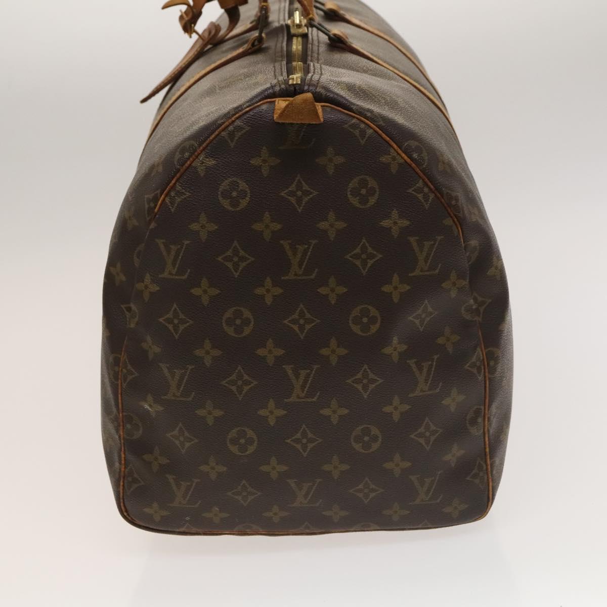 LOUIS VUITTON Monogram Keepall 55 Boston Bag M41424 LV Auth ar13669