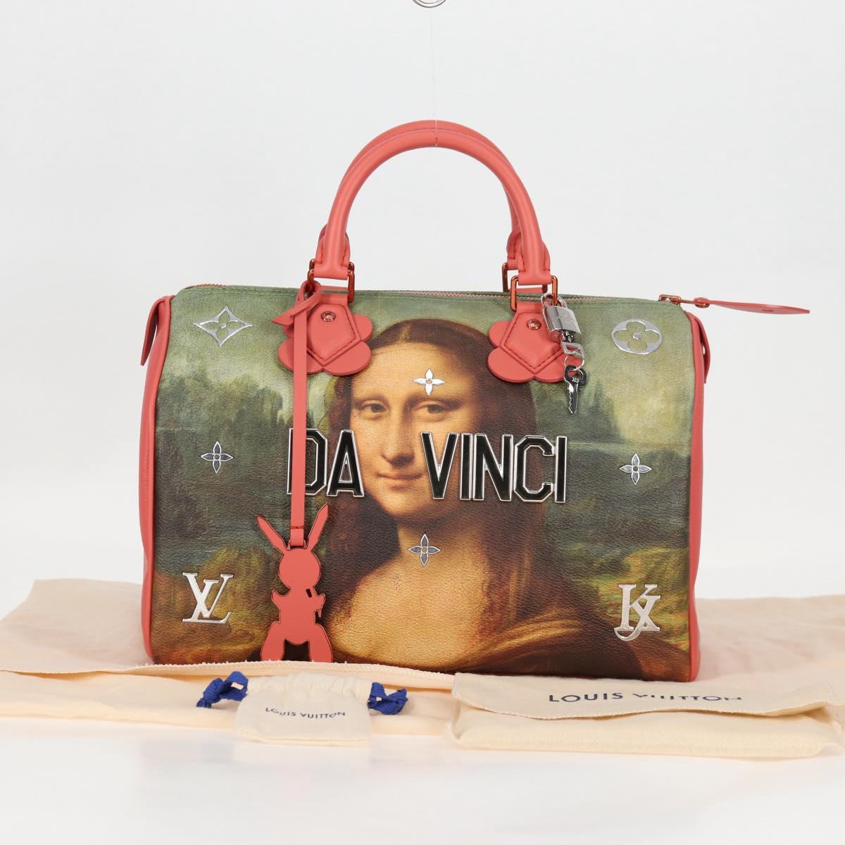 LOUIS VUITTON Masters Collection DA VINCI Speedy 30 Bag M43372 Auth ar13671SM