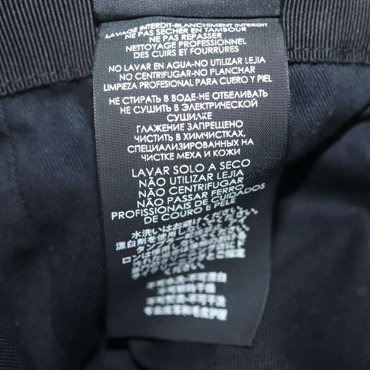 GUCCI GG Canvas Web Sherry Line Cap L Black Red Green 200035 Auth ar13699