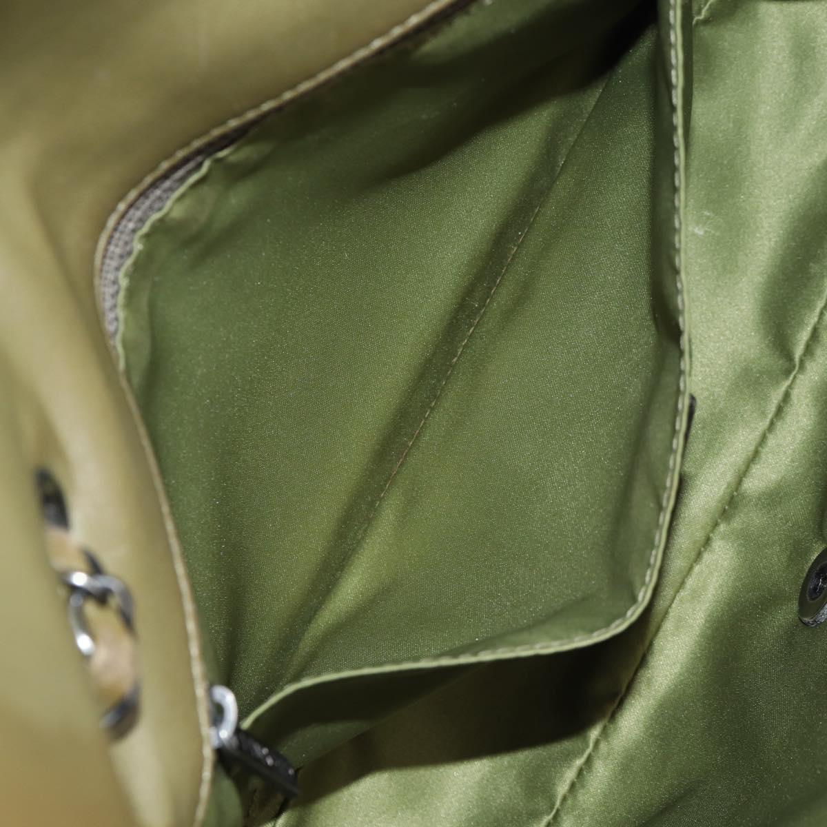 CHANEL 2017 Cruise Coco Cuba Chain Shoulder Bag Sequin Green CC Auth ar13715M