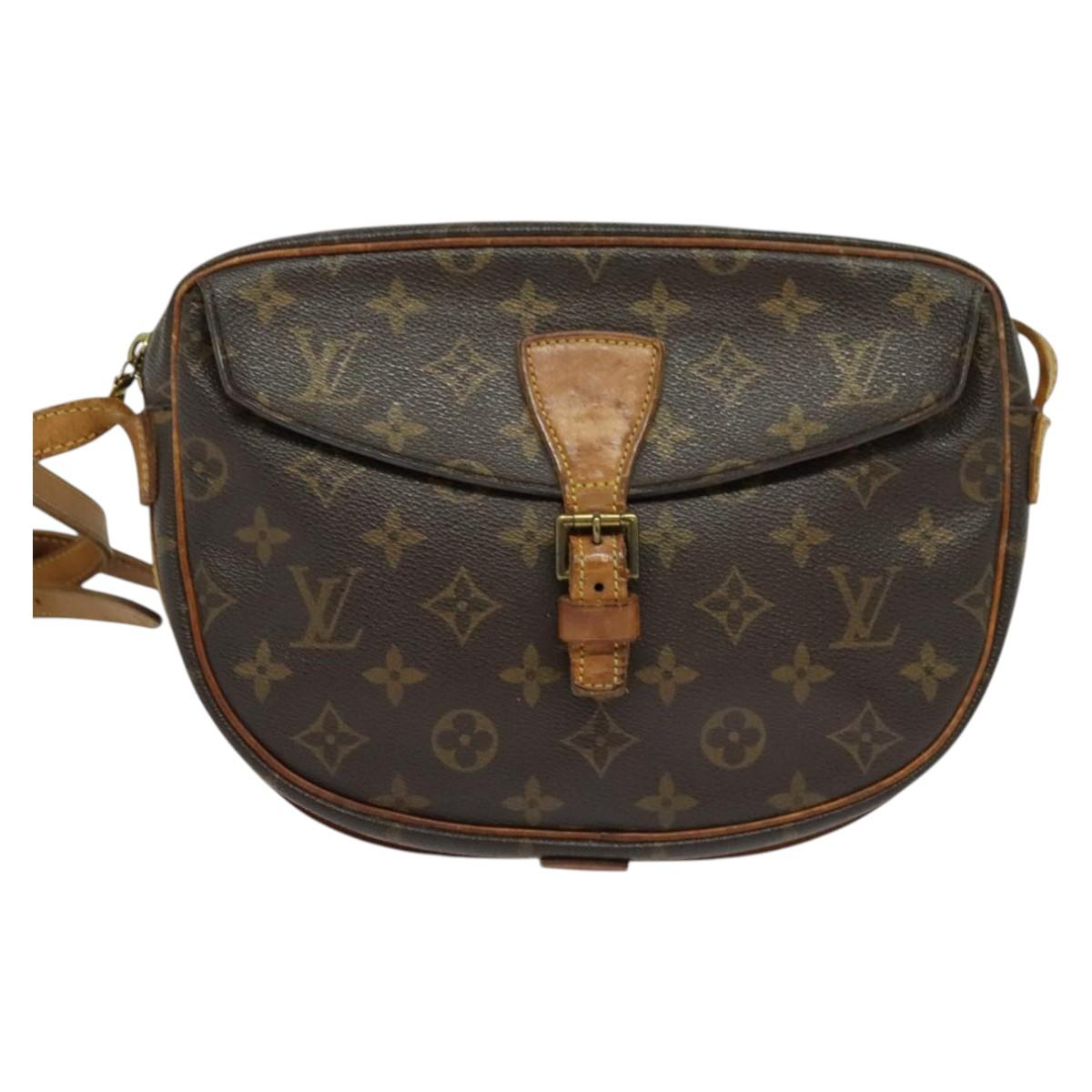 LOUIS VUITTON Monogram Jeune Fille MM Shoulder Bag M51226 LV Auth ar13725