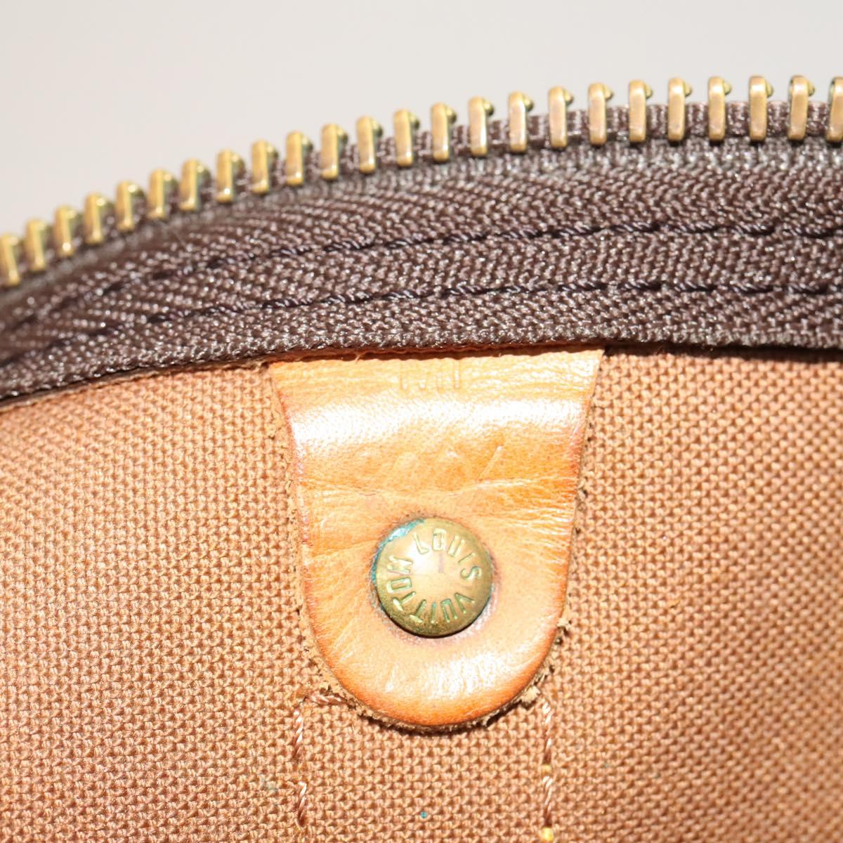 LOUIS VUITTON Monogram Keepall 60 Boston Bag M41422 LV Auth ar13733