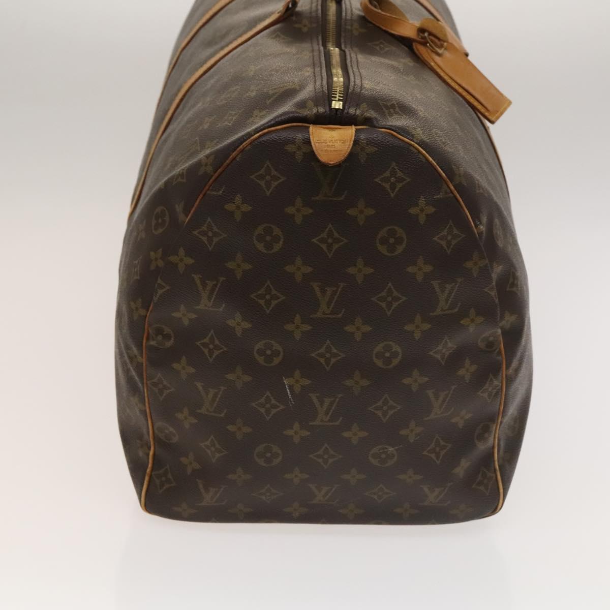 LOUIS VUITTON Monogram Keepall 60 Boston Bag M41422 LV Auth ar13733