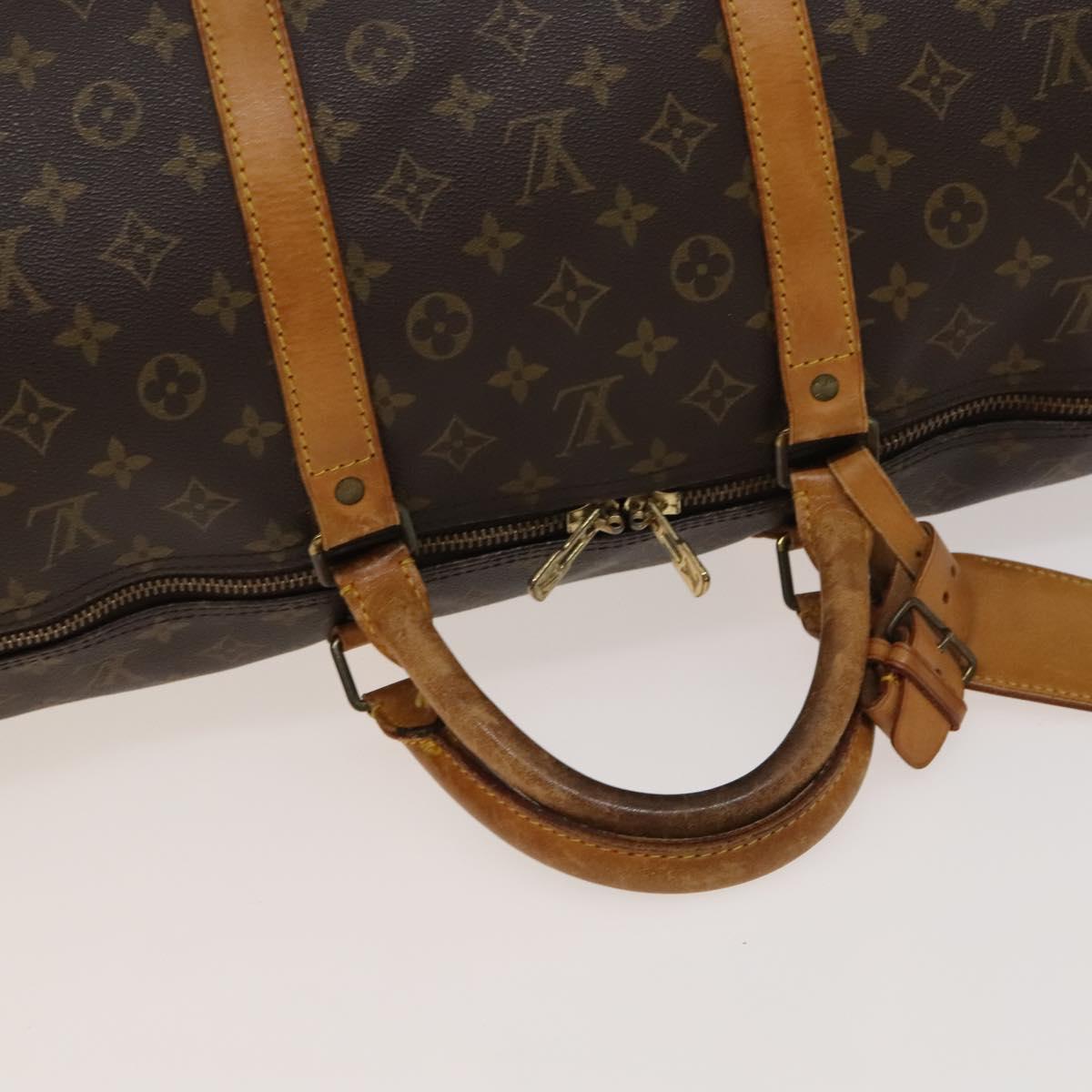 LOUIS VUITTON Monogram Keepall 60 Boston Bag M41422 LV Auth ar13733