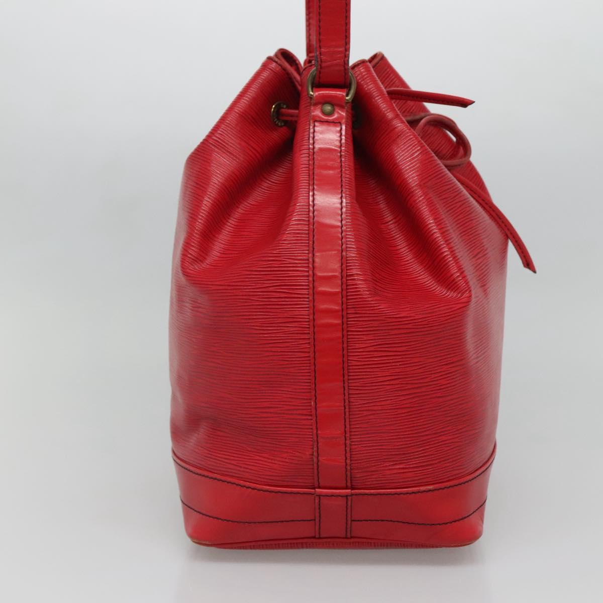 LOUIS VUITTON Epi Noe Shoulder Bag Red M44007 LV Auth ar13738