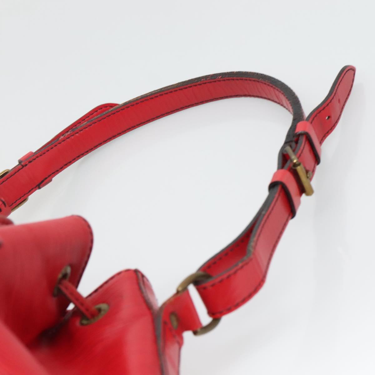 LOUIS VUITTON Epi Noe Shoulder Bag Red M44007 LV Auth ar13738