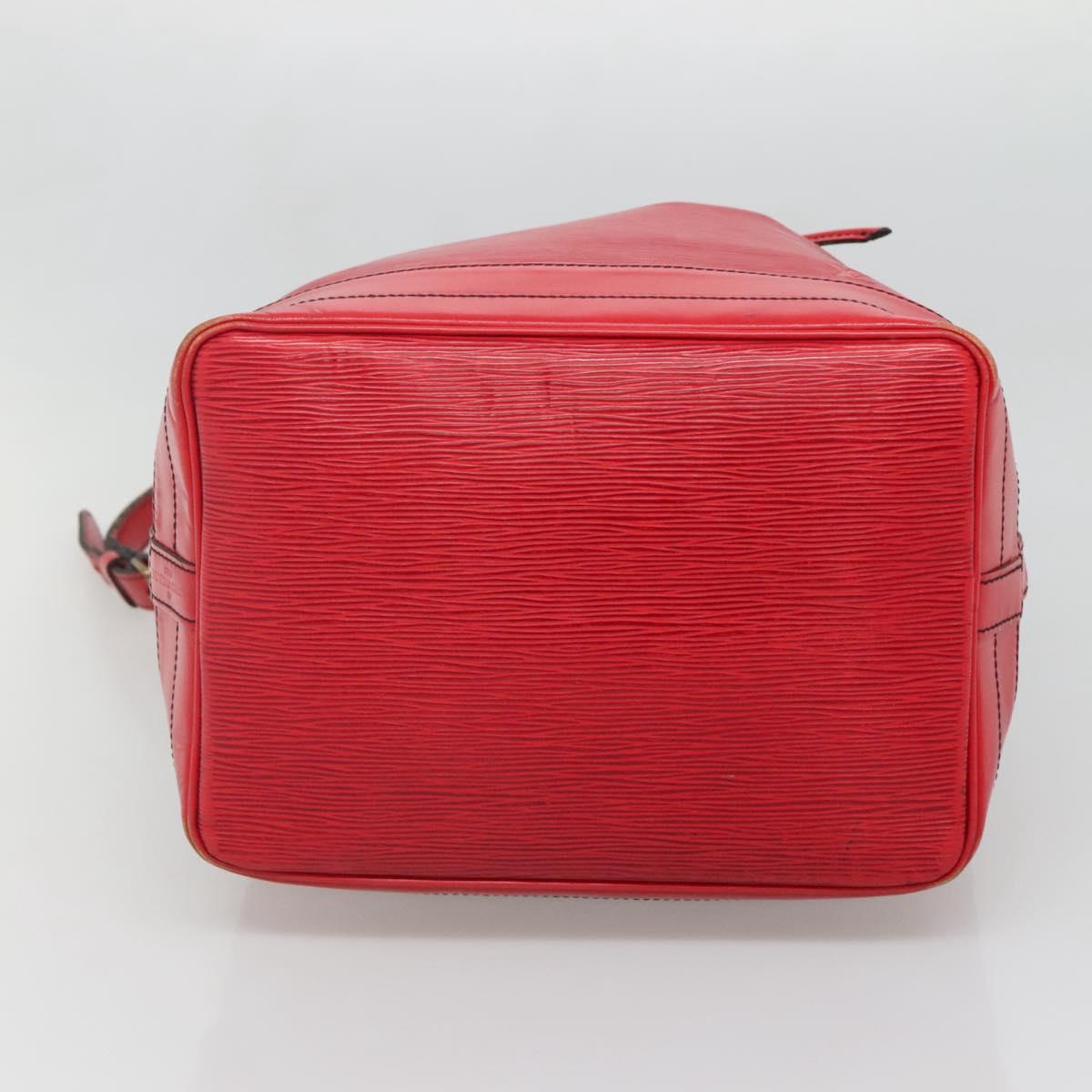 LOUIS VUITTON Epi Noe Shoulder Bag Red M44007 LV Auth ar13738