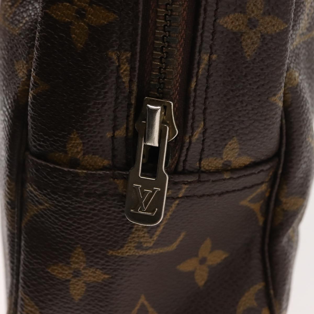 LOUIS VUITTON Monogram Trousse Toilette 28 Clutch Bag M47522 LV Auth ar13749