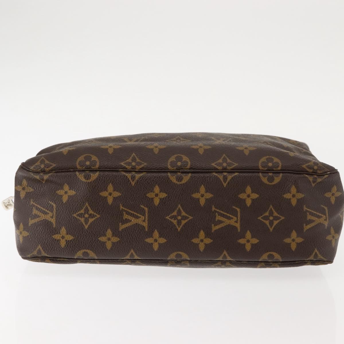 LOUIS VUITTON Monogram Trousse Toilette 28 Clutch Bag M47522 LV Auth ar13749