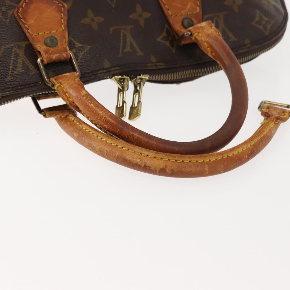 LOUIS VUITTON Monogram Alma Hand Bag M51130 LV Auth ar13761