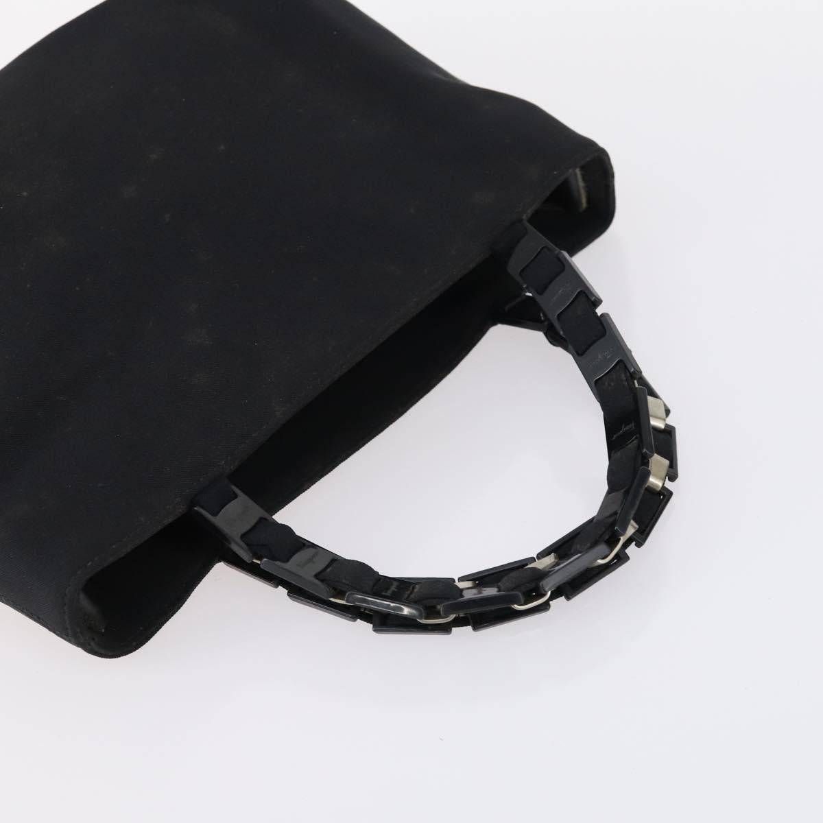 Salvatore Ferragamo Vala Bag Leather Canvas 3Set Black Auth ar13765