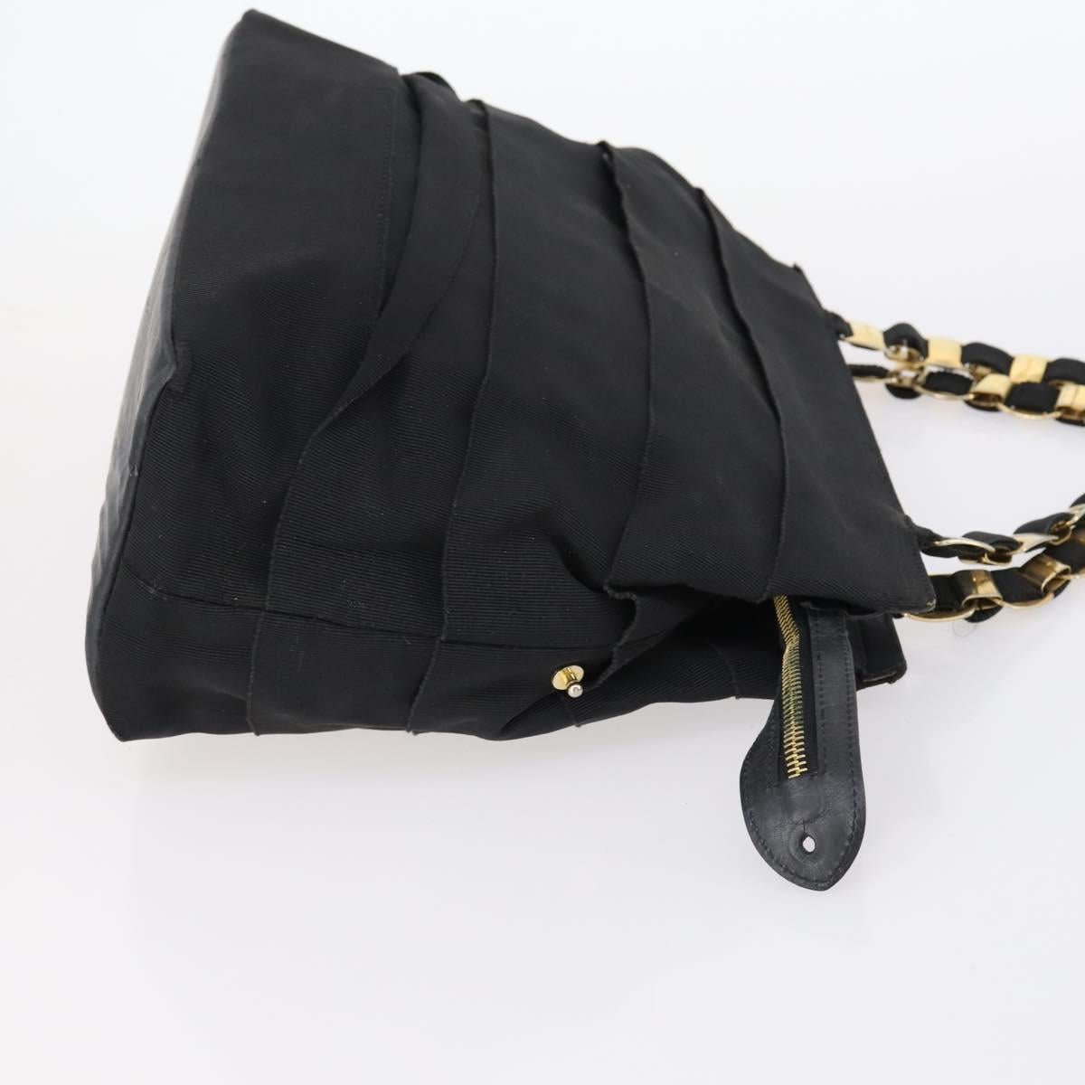 Salvatore Ferragamo Vala Bag Leather Canvas 3Set Black Auth ar13765