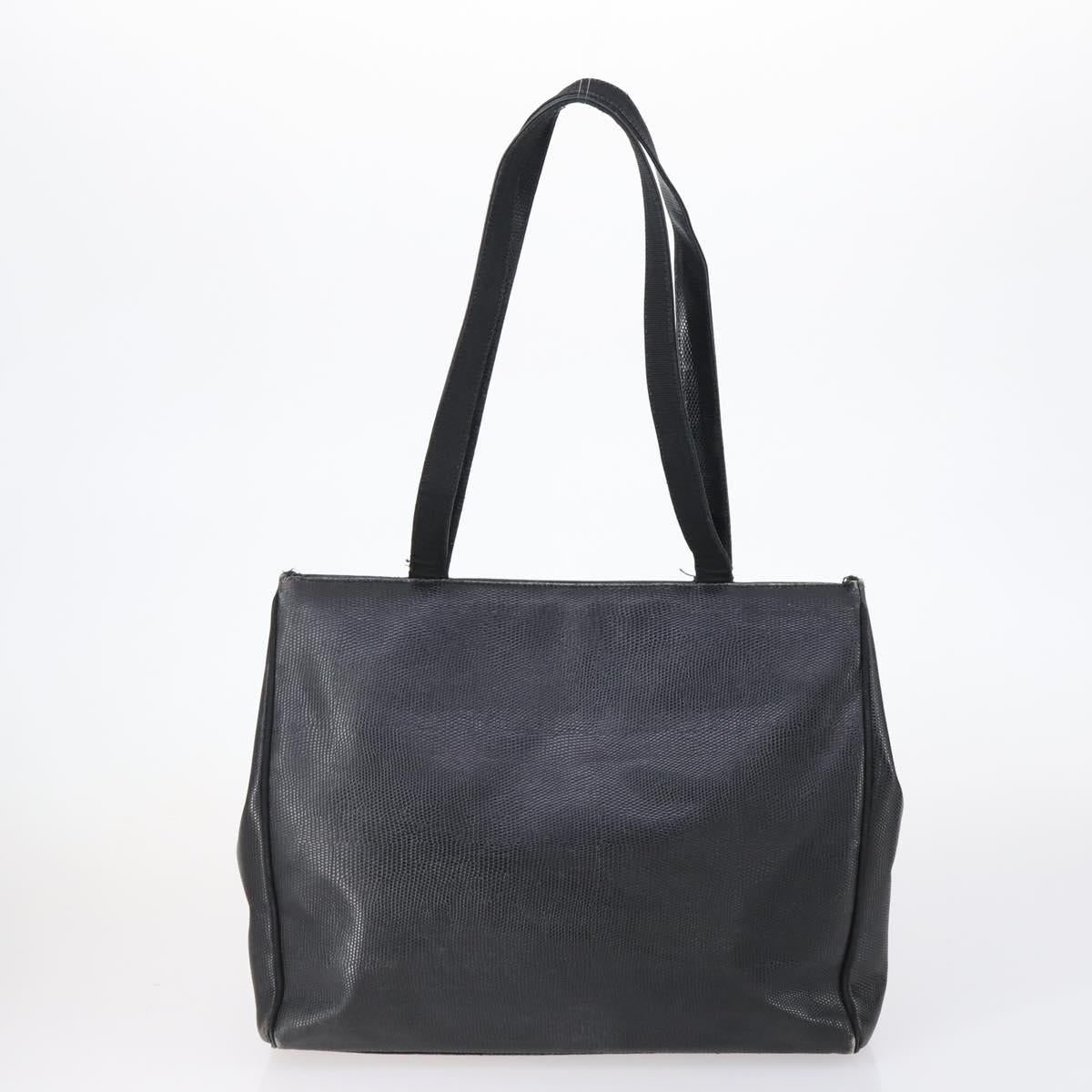 Salvatore Ferragamo Vala Bag Leather Canvas 3Set Black Auth ar13765