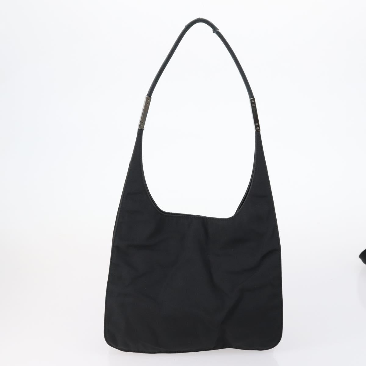 GUCCI GG Canvas Bag Canvas nylon 3Set Black Auth ar13767