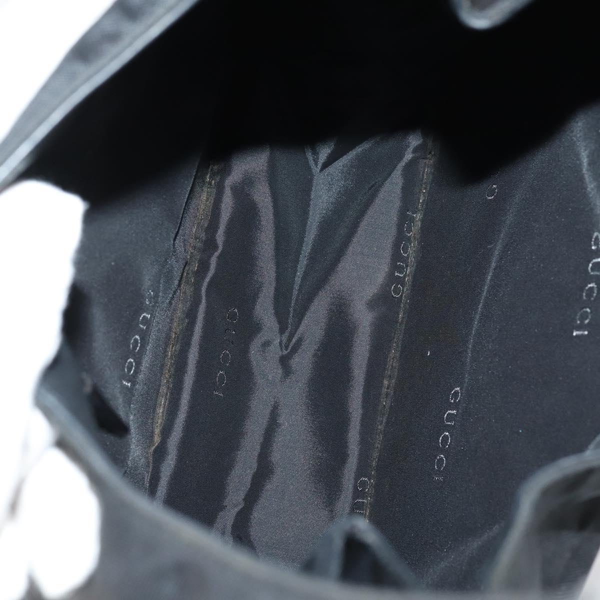 GUCCI GG Canvas Bag Canvas nylon 3Set Black Auth ar13767