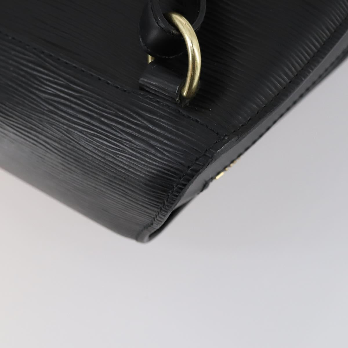 LOUIS VUITTON Epi Mabillon Backpack Black M52232 LV Auth ar13785