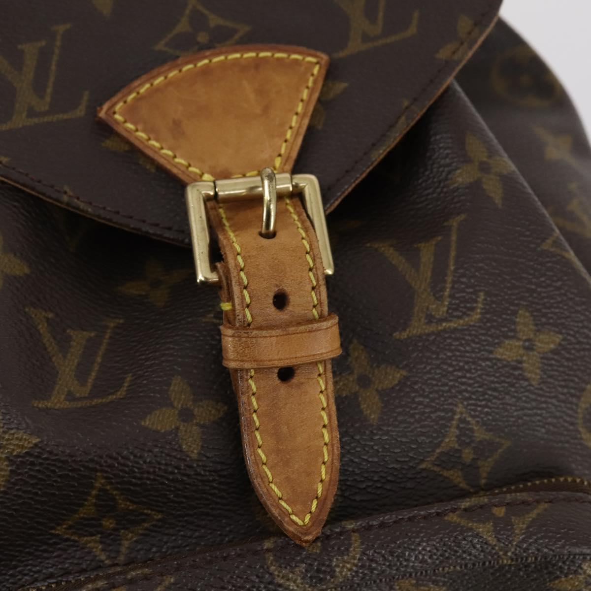 LOUIS VUITTON Monogram Montsouris PM Backpack M51137 LV Auth ar13787