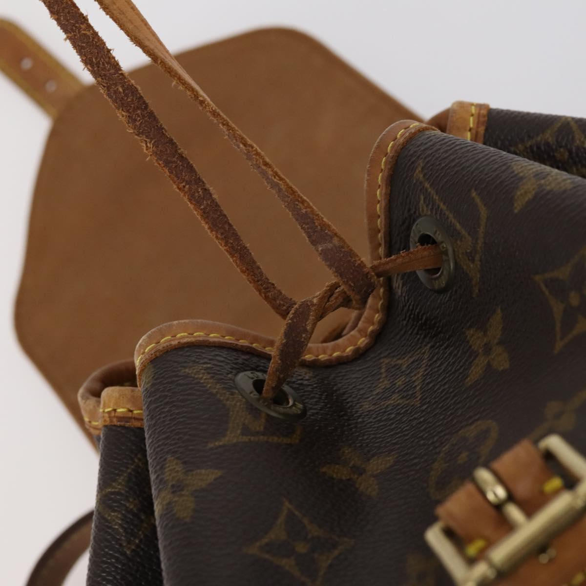 LOUIS VUITTON Monogram Montsouris PM Backpack M51137 LV Auth ar13787