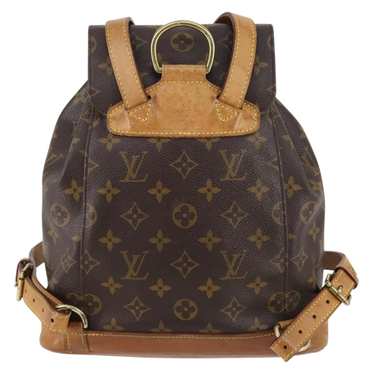 LOUIS VUITTON Monogram Montsouris PM Backpack M51137 LV Auth ar13787