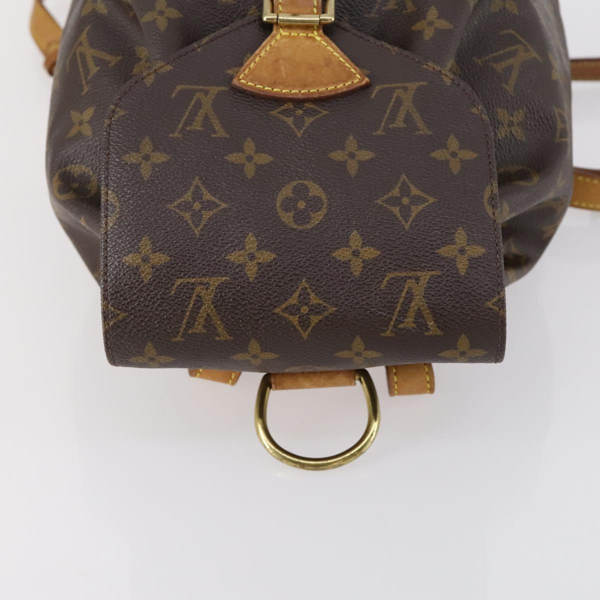 LOUIS VUITTON Monogram Montsouris PM Backpack M51137 LV Auth ar13787