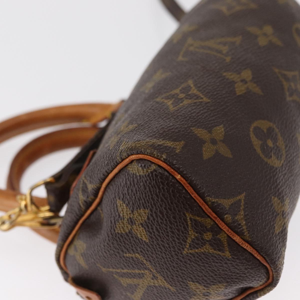 LOUIS VUITTON Monogram Mini Speedy Hand Bag M41534 LV Auth ar13788