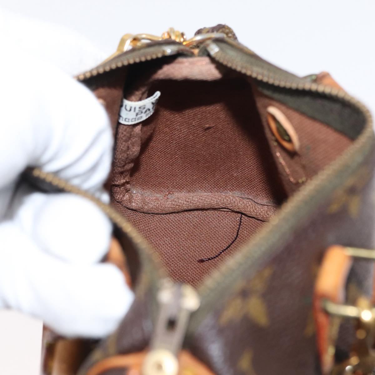 LOUIS VUITTON Monogram Mini Speedy Hand Bag M41534 LV Auth ar13788