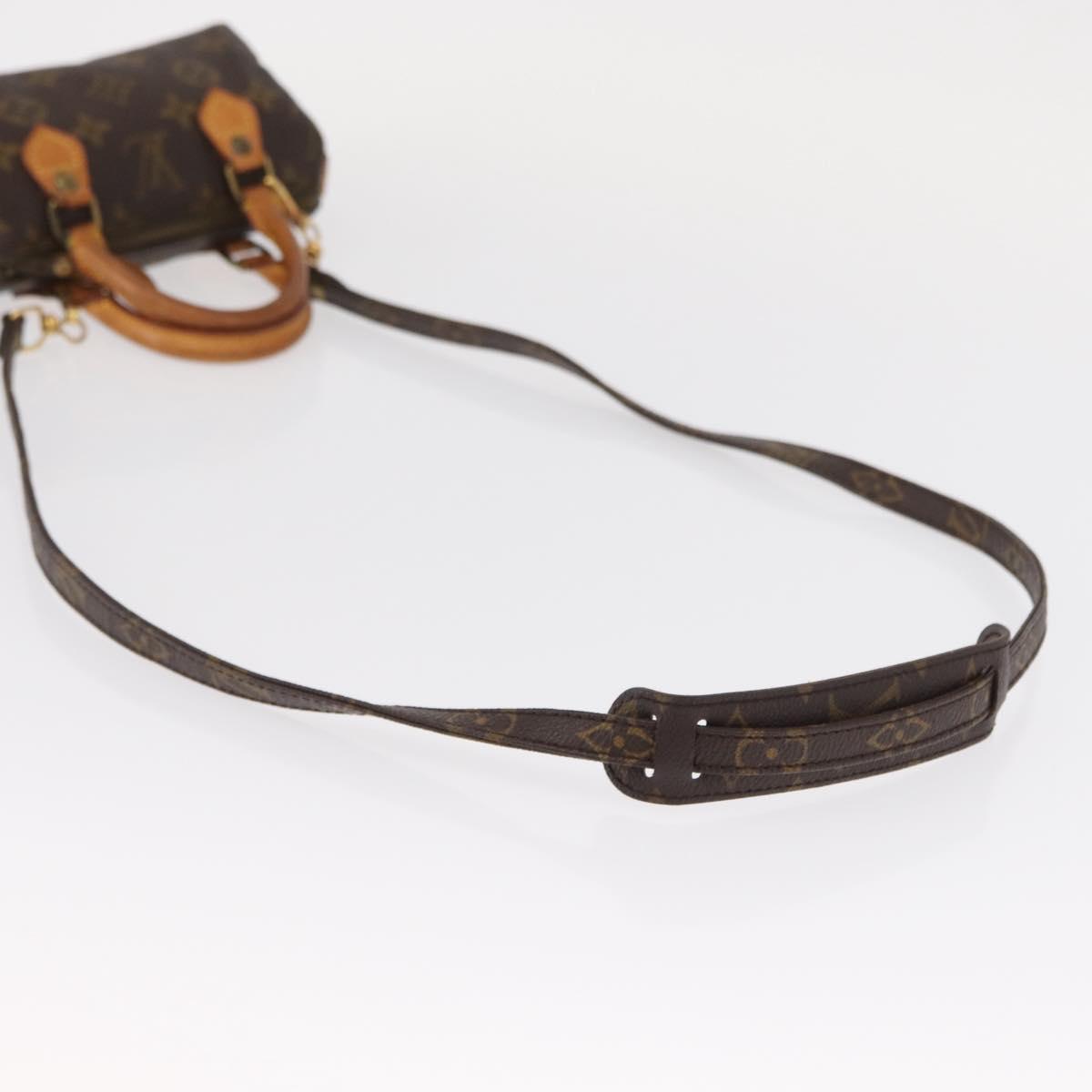 LOUIS VUITTON Monogram Mini Speedy Hand Bag M41534 LV Auth ar13788