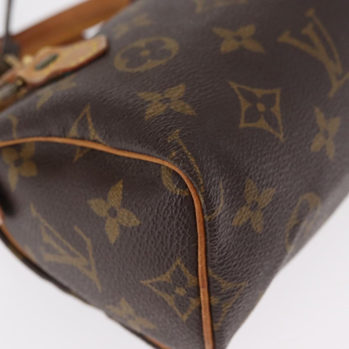 LOUIS VUITTON Monogram Mini Speedy Hand Bag M41534 LV Auth ar13789