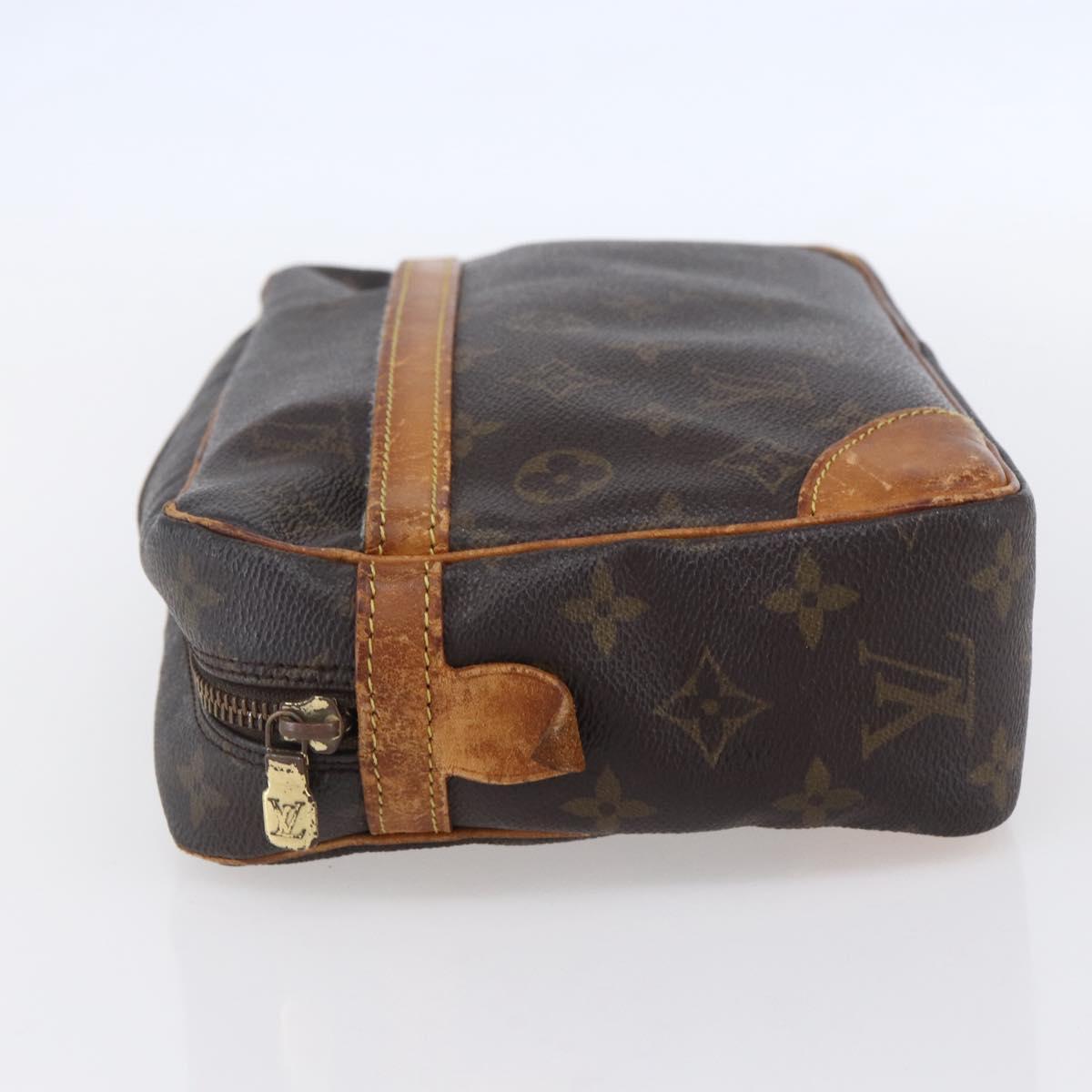 LOUIS VUITTON Monogram Compiegne 28 Clutch Bag M51845 LV Auth ar13794