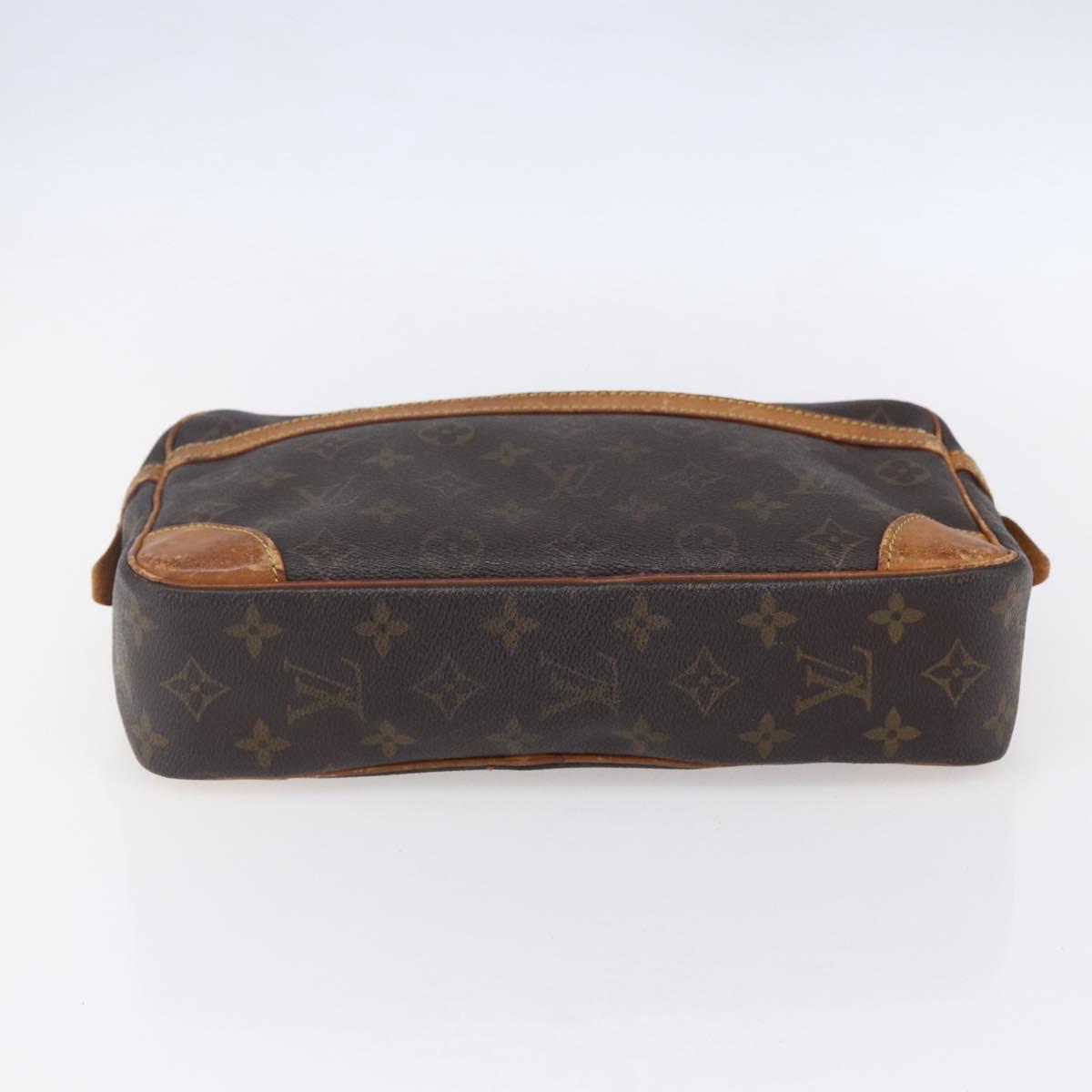 LOUIS VUITTON Monogram Compiegne 28 Clutch Bag M51845 LV Auth ar13794
