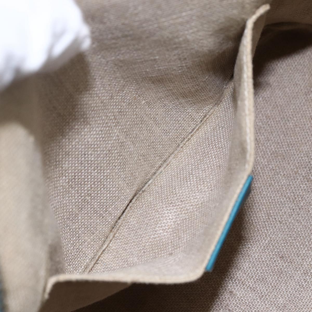 GUCCI GG Canvas Guccissima Bag Leather 2way Outlet Blue 449654 Auth ar13799