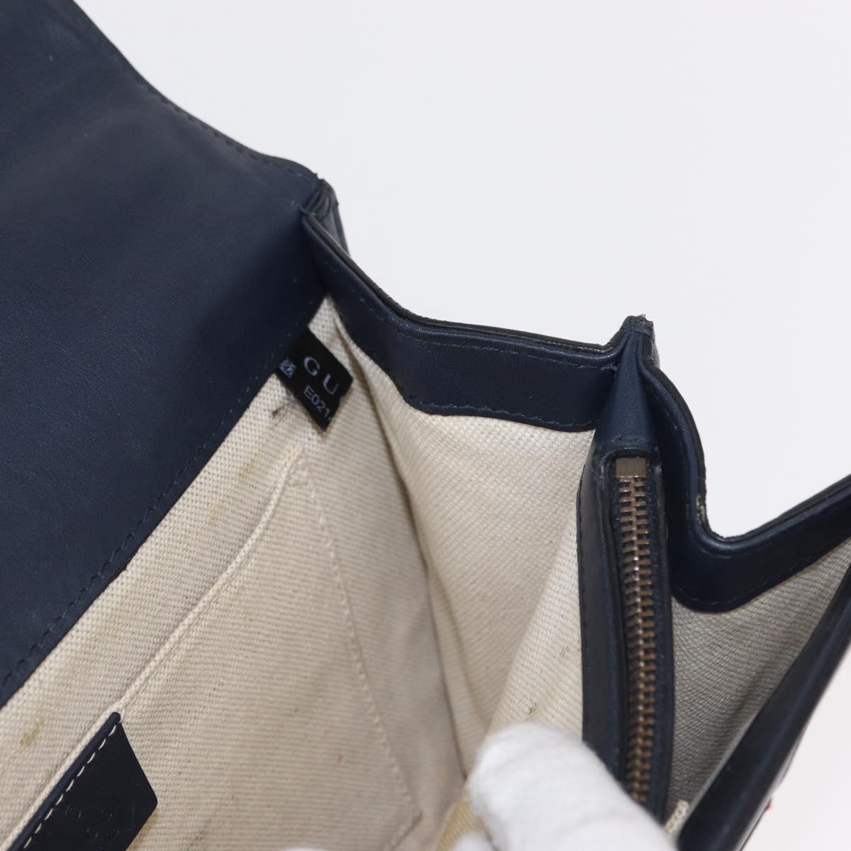 GUCCI Bamboo Dionysus Hand Bag Leather Red Navy Green 448075 Auth ar13800