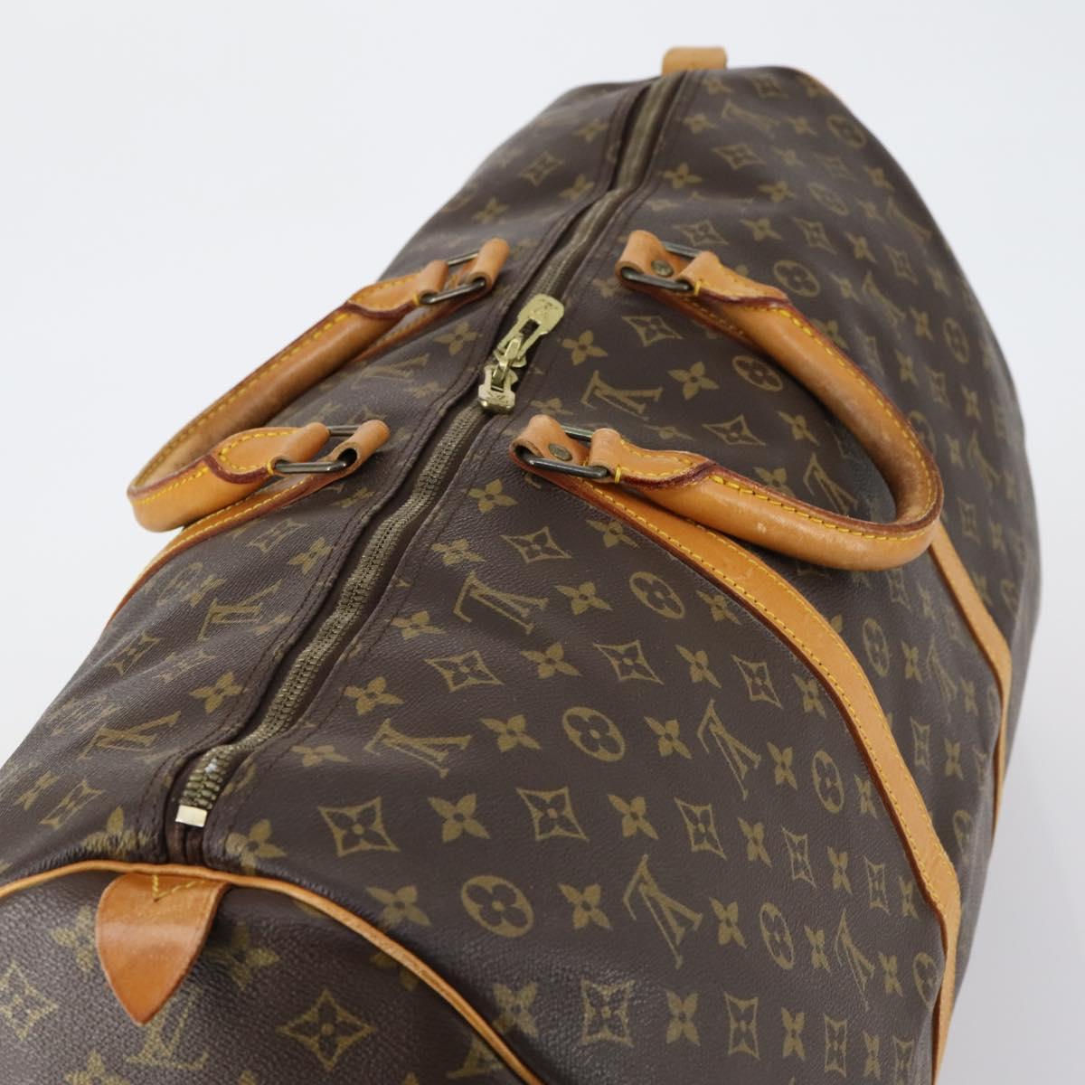 LOUIS VUITTON Monogram Keepall 60 Boston Bag M41422 LV Auth ar13806