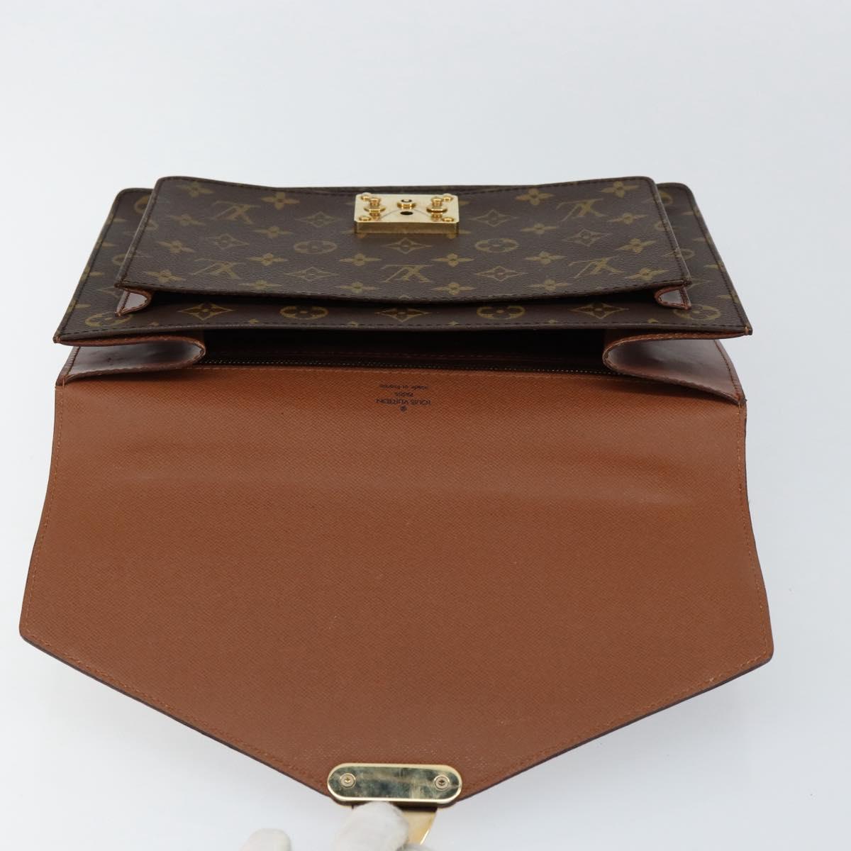 LOUIS VUITTON Monogram Monceau 28 Hand Bag M51185 LV Auth ar13826