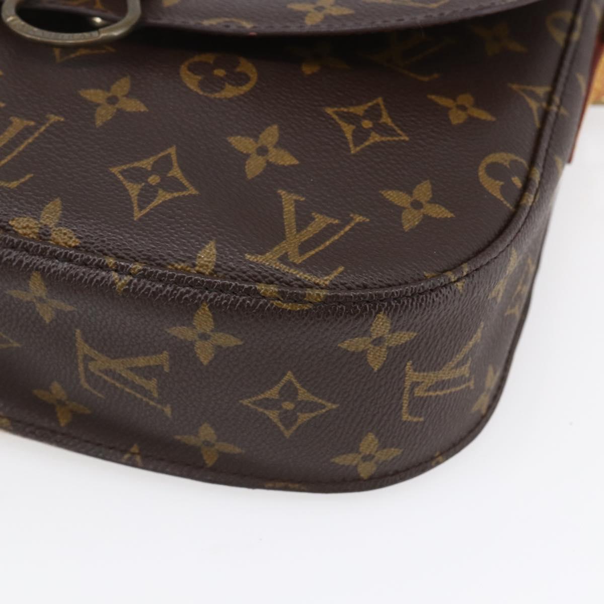 LOUIS VUITTON Monogram Saint Cloud GM Shoulder Bag M51242 LV Auth ar13827