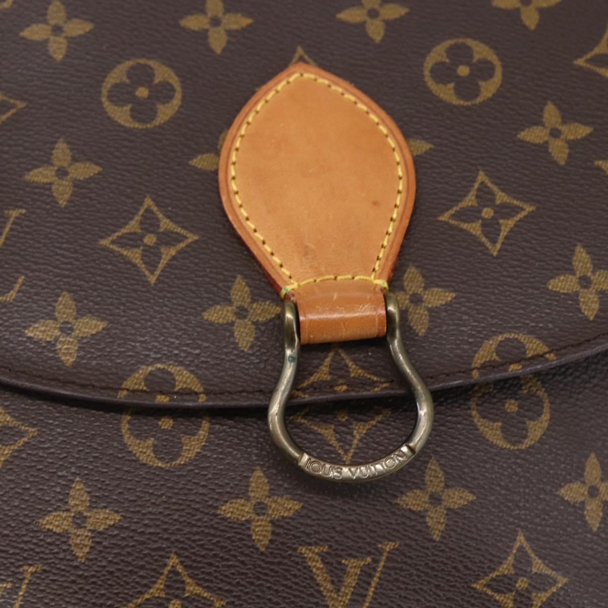 LOUIS VUITTON Monogram Saint Cloud GM Shoulder Bag M51242 LV Auth ar13827