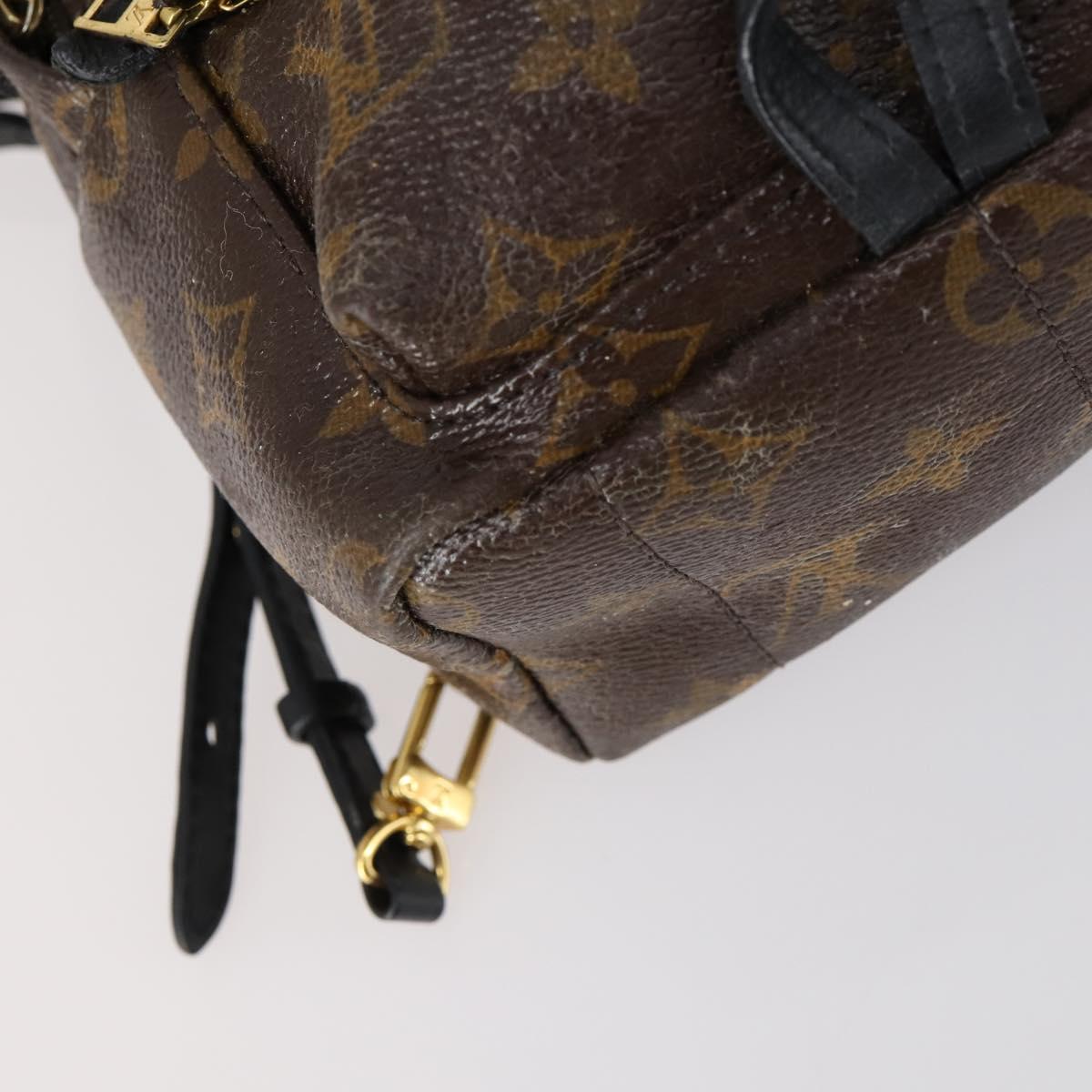 LOUIS VUITTON Monogram Palm Springs MINI Backpack M44873 LV Auth ar13828