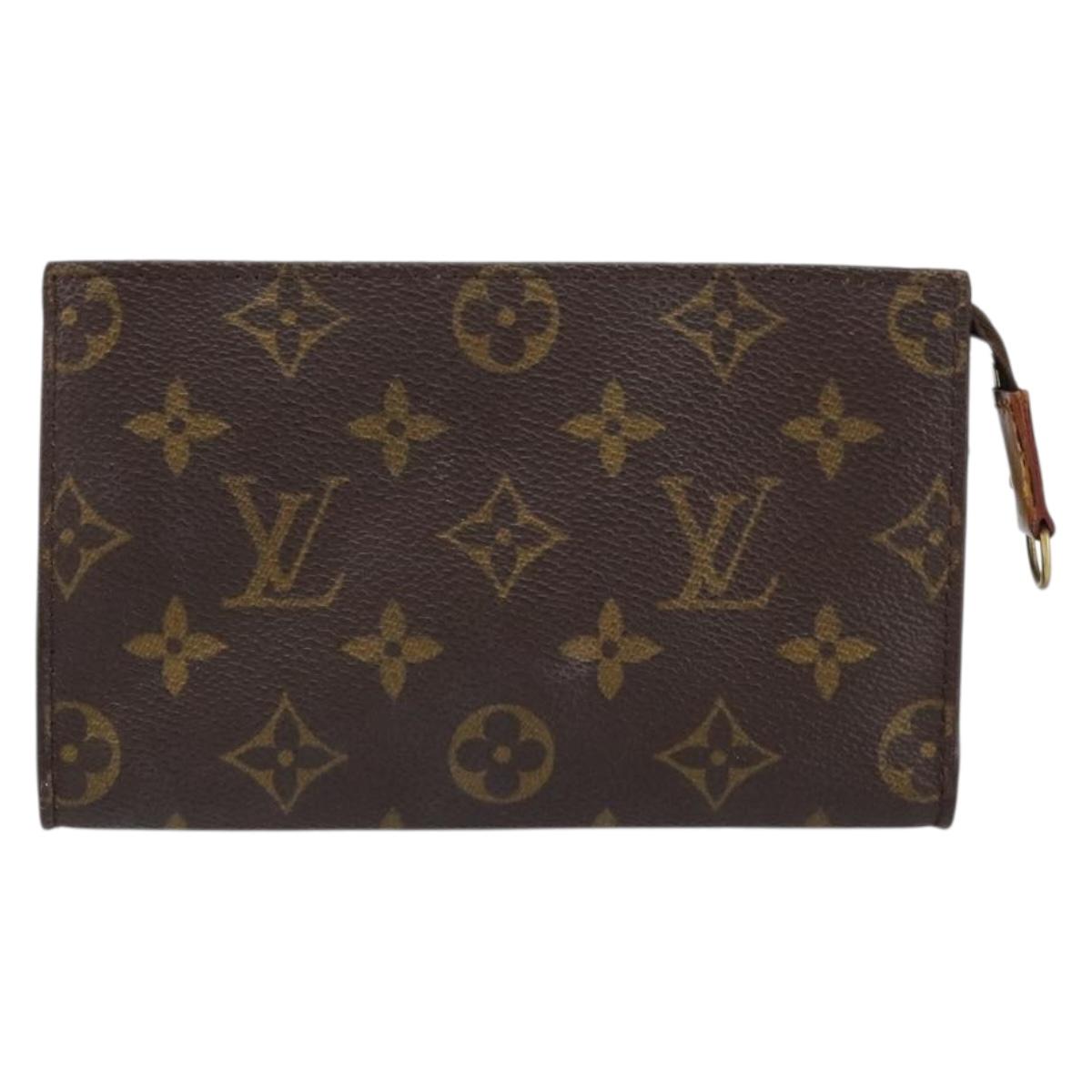 LOUIS VUITTON Monogram Bucket PM Accessory Pouch LV Auth ar13830
