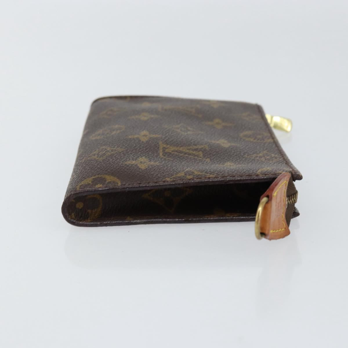 LOUIS VUITTON Monogram Bucket PM Accessory Pouch LV Auth ar13830
