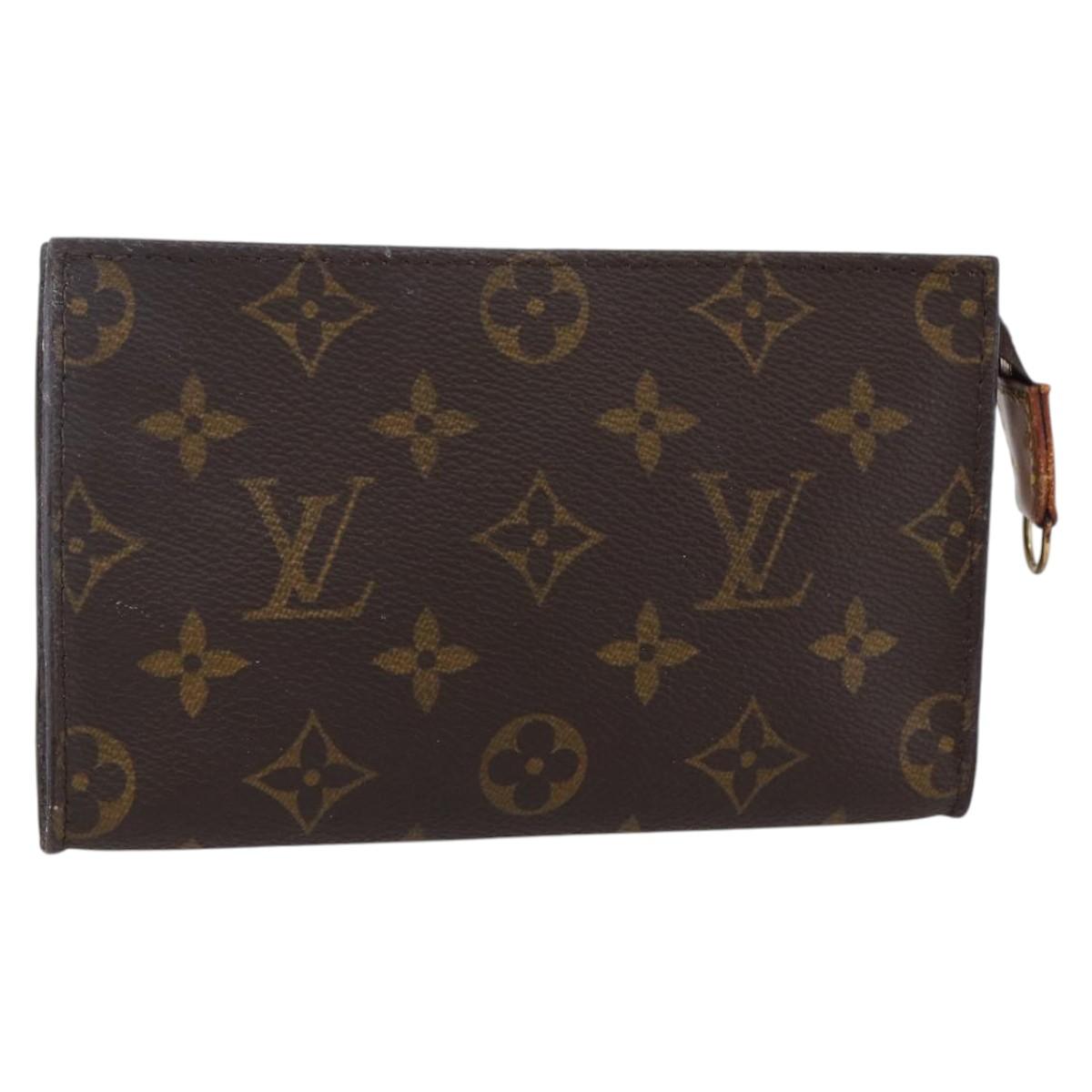 LOUIS VUITTON Monogram Bucket PM Accessory Pouch LV Auth ar13831