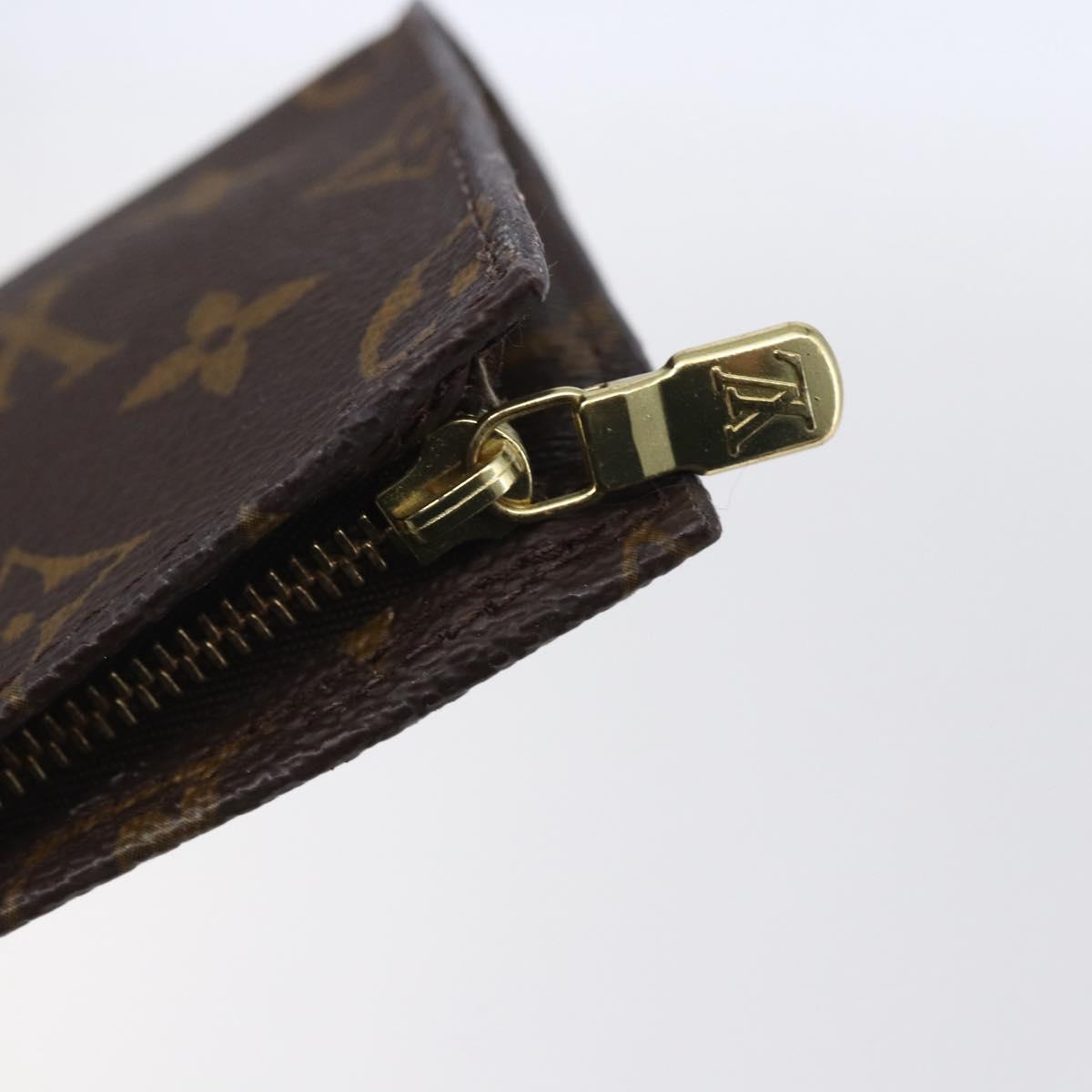 LOUIS VUITTON Monogram Bucket PM Accessory Pouch LV Auth ar13831