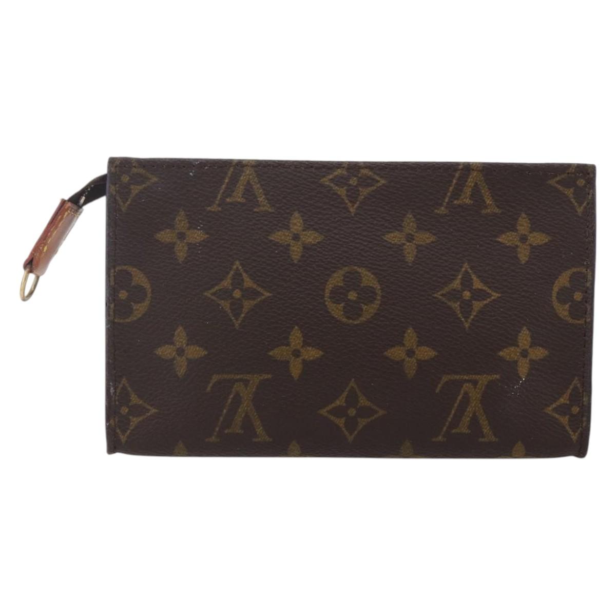 LOUIS VUITTON Monogram Bucket PM Accessory Pouch LV Auth ar13831