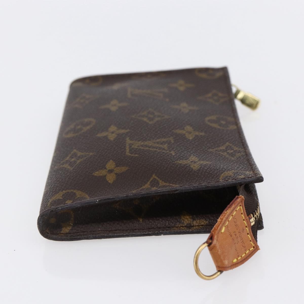 LOUIS VUITTON Monogram Bucket PM Accessory Pouch LV Auth ar13831