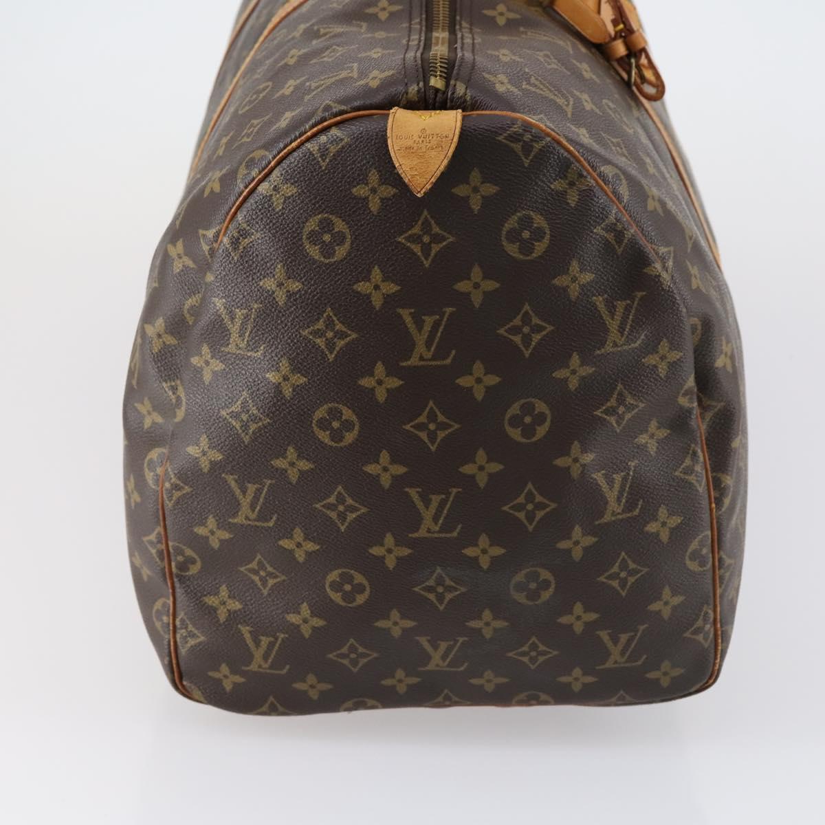 LOUIS VUITTON Monogram Keepall 55 Boston Bag M41424 LV Auth ar13834