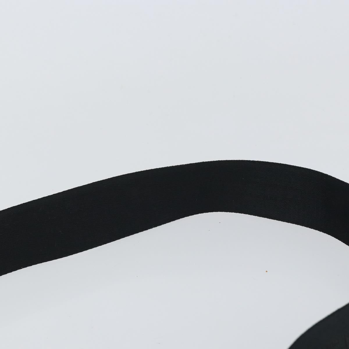 CHANEL Sports COCO Mark Shoulder Bag Canvas Beige Silver CC Auth ar13844