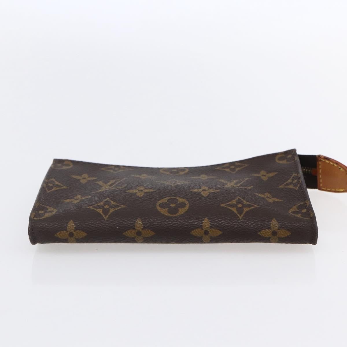 LOUIS VUITTON Monogram Bucket PM Accessory Pouch LV Auth ar13849