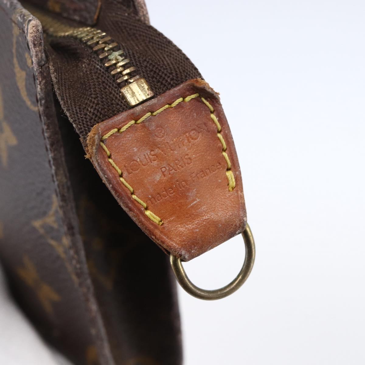 LOUIS VUITTON Monogram Bucket PM Accessory Pouch LV Auth ar13850