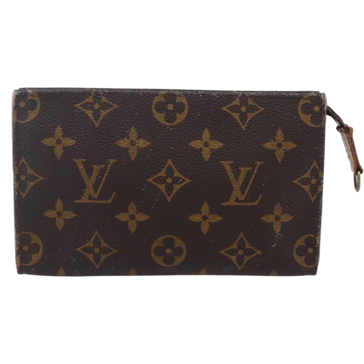 LOUIS VUITTON Monogram Bucket PM Accessory Pouch LV Auth ar13850