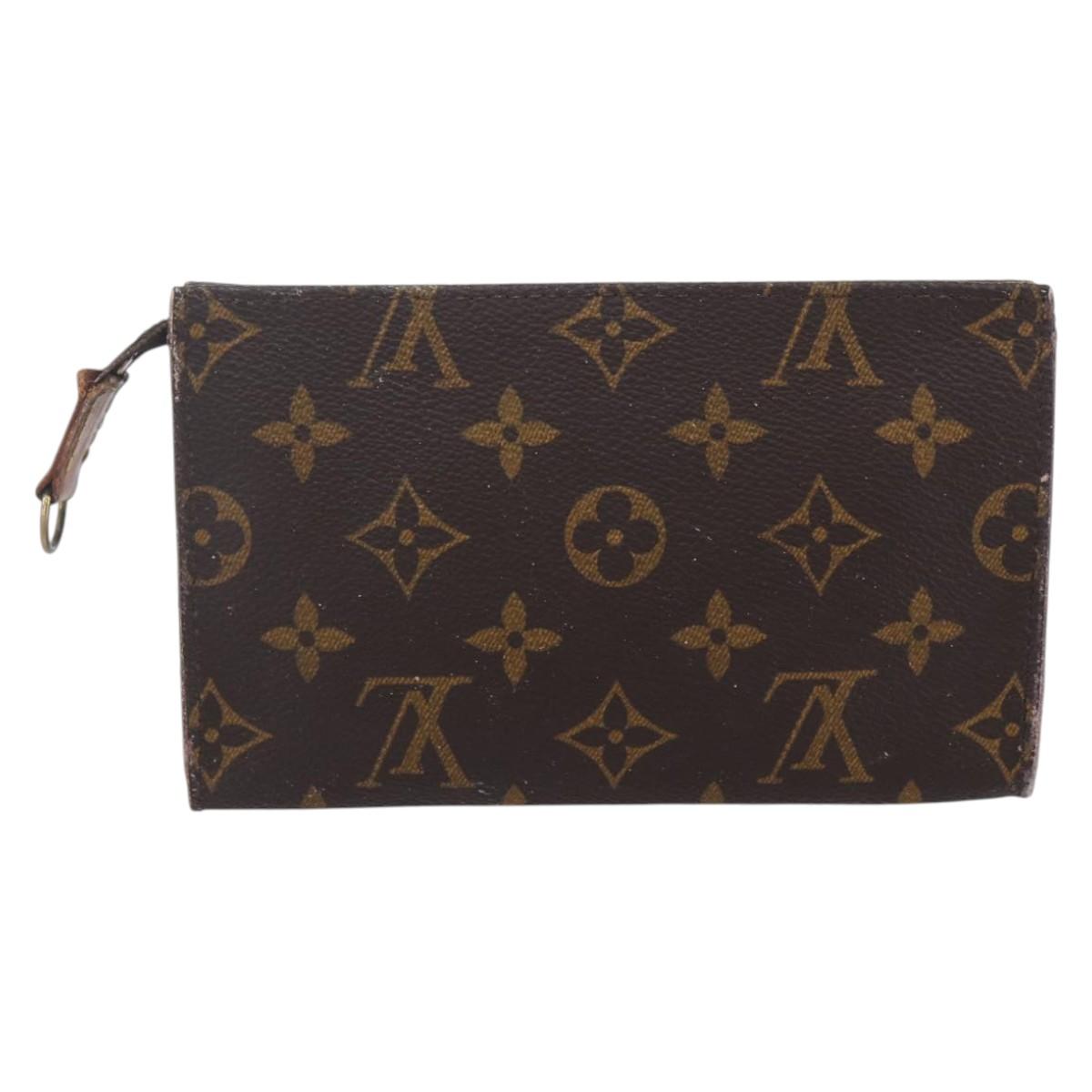 LOUIS VUITTON Monogram Bucket PM Accessory Pouch LV Auth ar13850