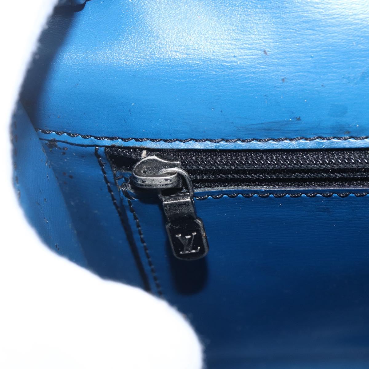 LOUIS VUITTON Epi Pochette Arche Shoulder Bag Blue M52575 LV Auth ar13863